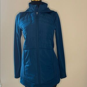 Tek Gear Women's Blue Hooded Jacket Size Medium